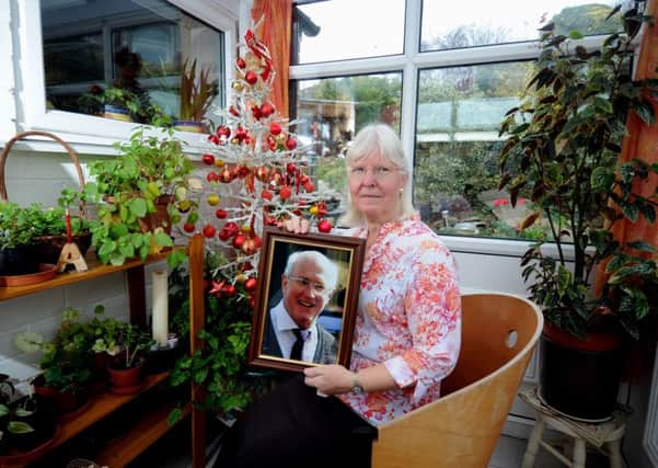 Maureen Greaves, the widow of murdered church organist Alan Greaves,pictured at her home at High Green, Sheffield in 2013. Picture by Simon Hulme