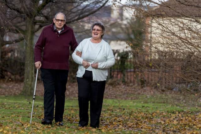 Support: Brian Robinson, who has dementia, and his wife Pauline. (James Hardisty).