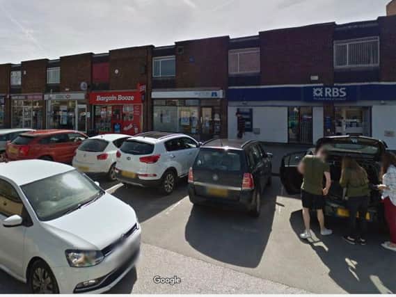 The robbery took place as the man delivered cash to a bank at the Tanyard shopping centre. Picture: Google
