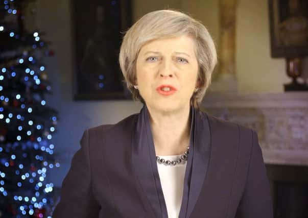 Theresa May has issued her Christmas message