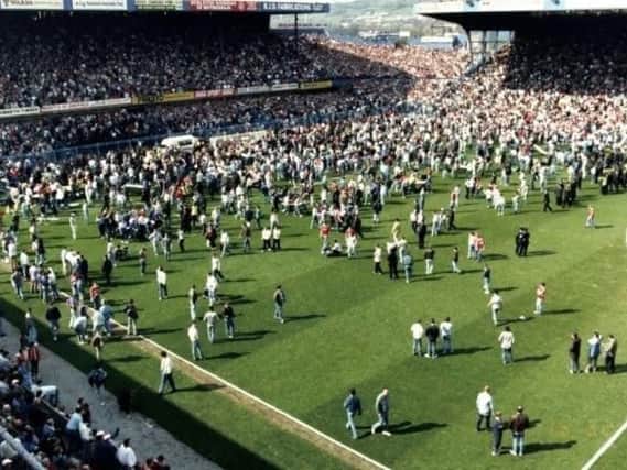 The Hillsborough disaster in 1989
