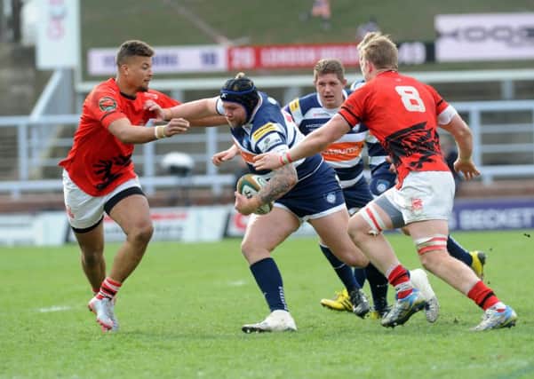 Lee Imiolek for Yorkshire Carnegie against London Welsh in last year's final (Picture: Steve Riding)