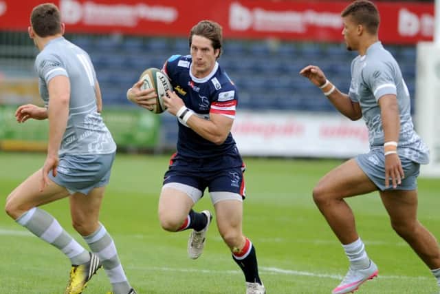Doncaster Knights' Mat Clark scored two tries in Saturday's comfortable win against Richmond.