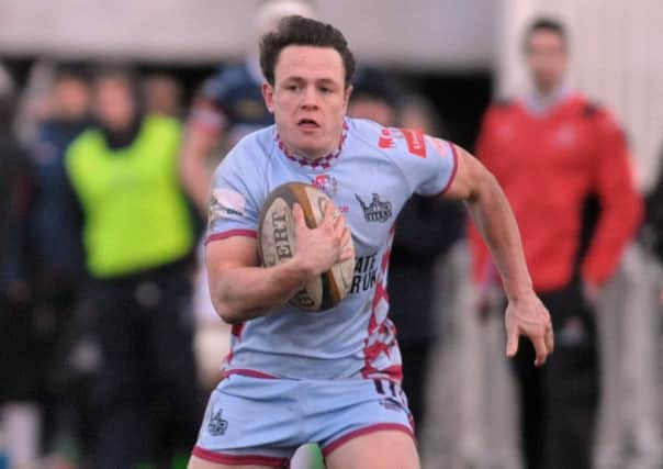 Rotherham Titans' Matt Walsh scored a try in the defeat at London Scottish.
