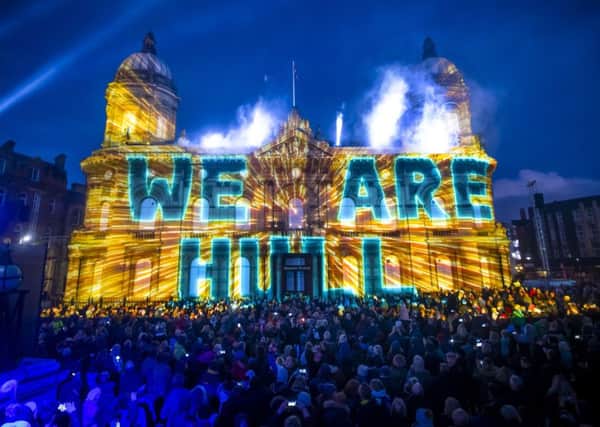The launch of City of Culture celebrations in Hull.