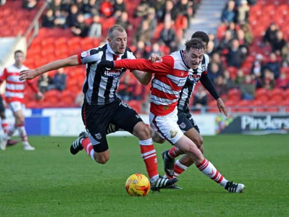 Doncaster Rovers striker Liam Mandeville