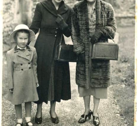 Shirley standing in between her mother and niece just before she made the decision to become a nun.