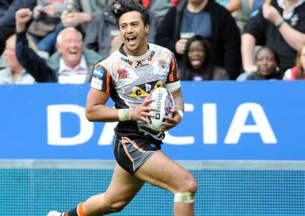 Former Castleford Tigers star Denny Solomona is at the centre of a code-switch storm.