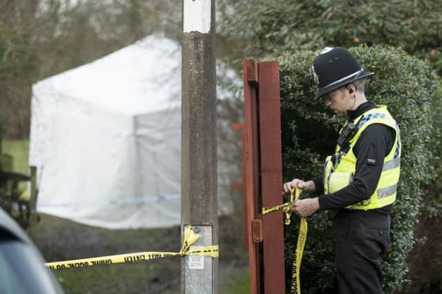 Police activity in the Woodthorpe area of York, where a teenager was arrested Monday after the death of a seven-year-old girl.