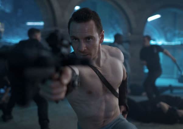 TIME TRAVEL: Michael Fassbender as Callum Lynch and Aguilar de Nerha. Picture : PA Photo/Fox UK. WARNING: