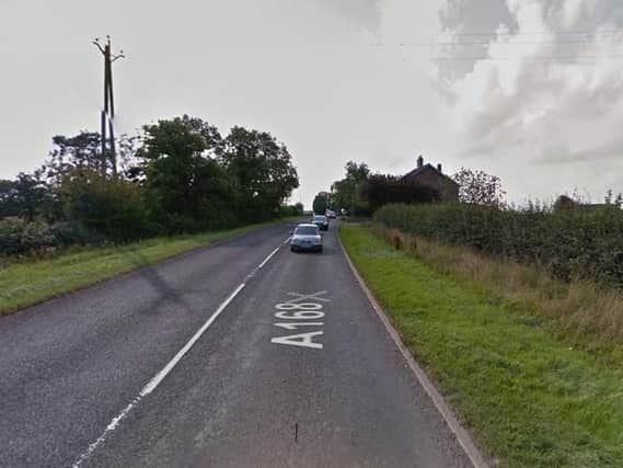 The collision happened on the A168 near Bells Farm. Picture: Google