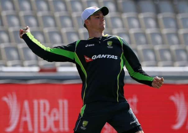 Australia's Peter Handscomb during nets session at The Emirates Old Trafford, Manchester. (Picture: Nick Potts/PA Wire)