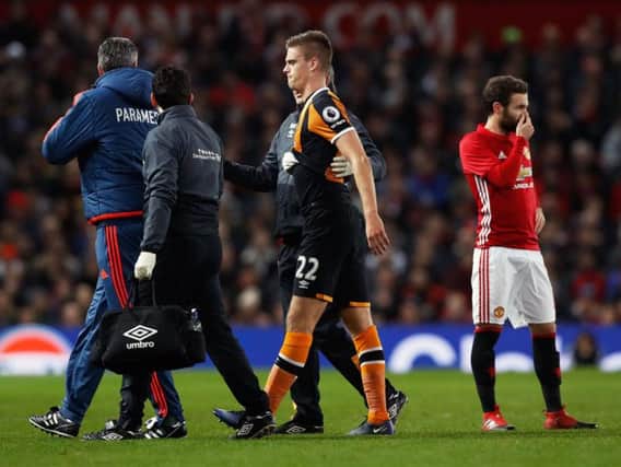 Hull City's injury woes deepened as Markus Henriksen suffered a suspected dislocated shoulder (Photo: PA)