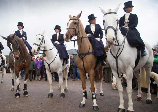 Ladies Day at the Meynell and South Staffordshire Hunt.  Pictures: F Stop Press Ltd.