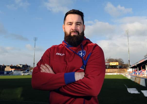 Immovable object: Craig Huby at Belle Vue yesterday as Wakefield Trinity looked ahead to the 2017 Super League season with great optimism. (Picture: Jonathan Gawthorpe)
