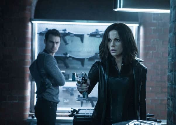 MONSTER MOVIE: Kate Beckinsale and Theo James in Underworld: Blood Wars. Picture: PA Photo/Sony.