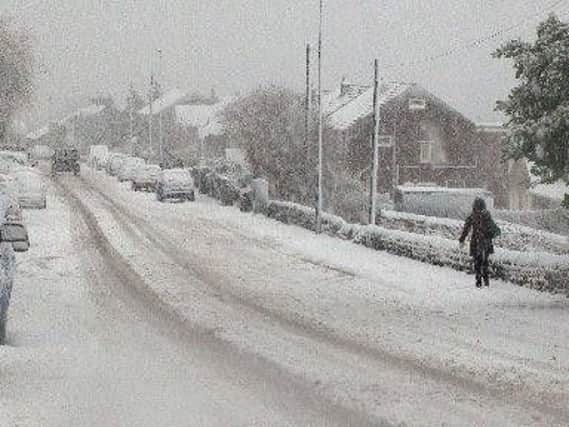 Snow is forecast for Yorkshire