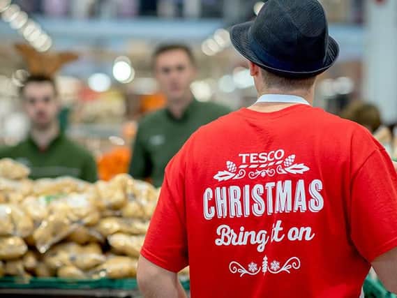 Tesco said its fresh food ranges proved particularly popular