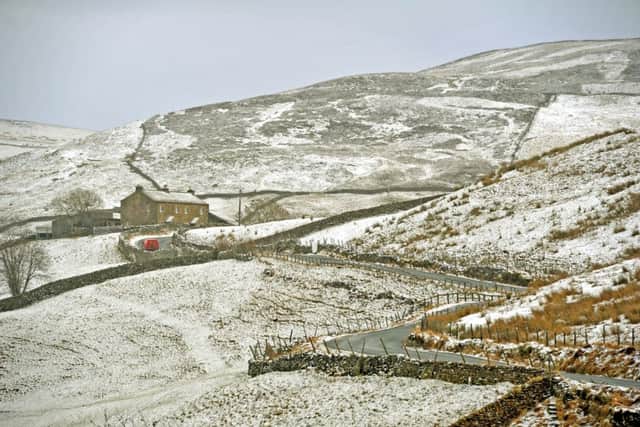 Snow at Keld in Swaledale. Picture: Tony Johnson.