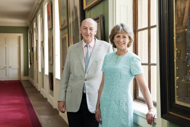The Duke and Duchess of Devonshire in the North Sketch Gallery