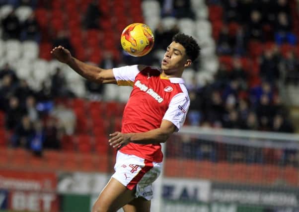 ON TARGET: Rotherham's Tom Adeyemi scored against Norwich City.  Picture: Chris Etchells