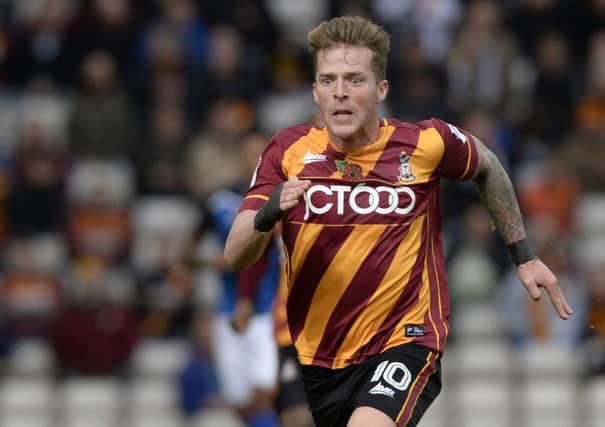 Billy Clarke: Striker is back in action tonight for Bradford City after a lengthy injury lay-off.