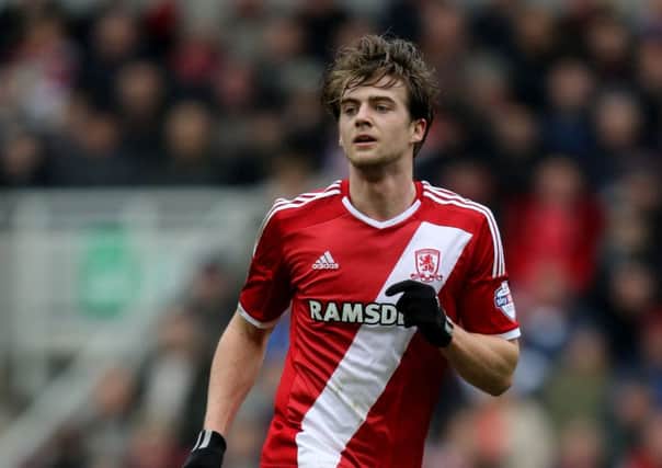 RETURN: Patrick Bamford, during his loan spell at Middlesbrough