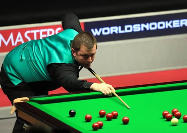 Mark Allen during day two of the Dafabet Masters at Alexandra Palace, London.