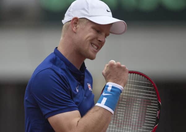 Kyle Edmund has reached the Australian Open second round for a first time (AP Photo/Marko Drobnjakovic)