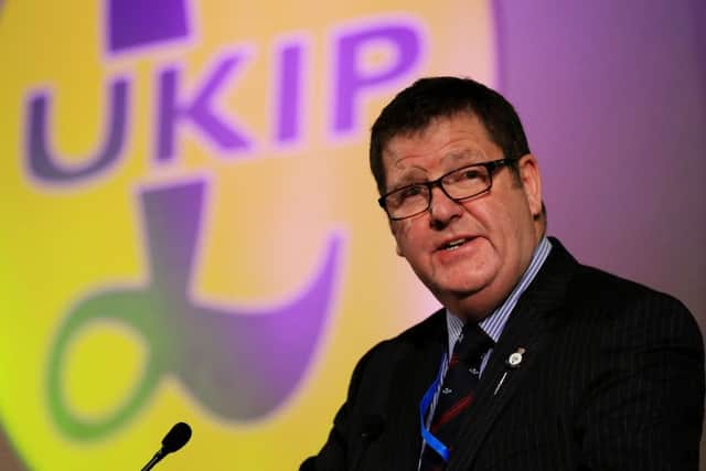UKIP MEP Mike Hookem says those who want to stop Brexit are 'betraying the will of the British people'. Pic: PA