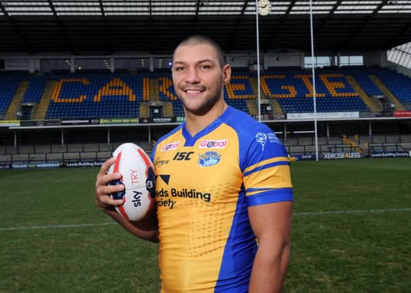 SECOND CHANCE: Ryan Hall has made a big impact after being spotted by Leeds Rhinos and making his debut in 2007. Picture: Jonathan Gawthorpe.