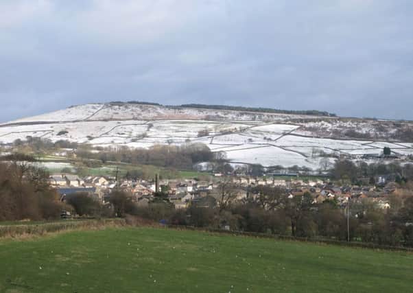 Silsden and the edge of Rombalds.