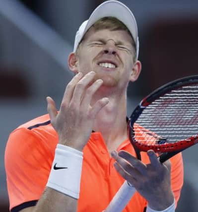 Kyle Edmund will be kicking himself after defeat in Melbourne. (AP Photo/Andy Wong)