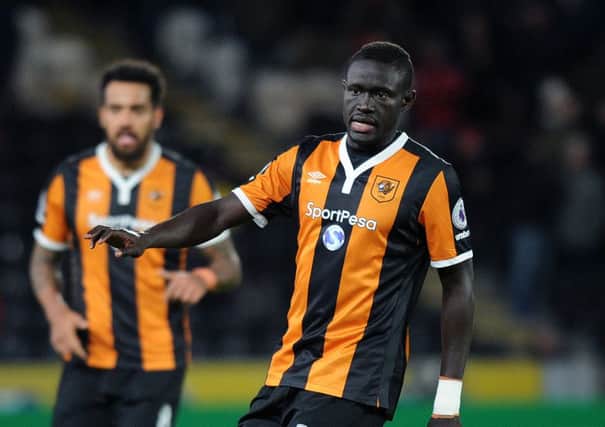 Oumar Niasse got some minutes under his belt when he came off the bench for Hull in their win over Bournemouth. (Pictures: Jonathan Gawthorpe)