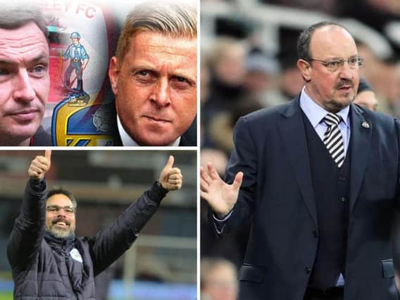 Garry Monk and Paul Heckingbottom do battle, top left, while Rafa Benitez's Newcastle face Rotherham and David Wagner's Huddersfield welcome Ipswich