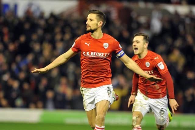 Conor Hourihane, who has been heavily linked with a move away from Oakwell, scored a sublime third for the Reds