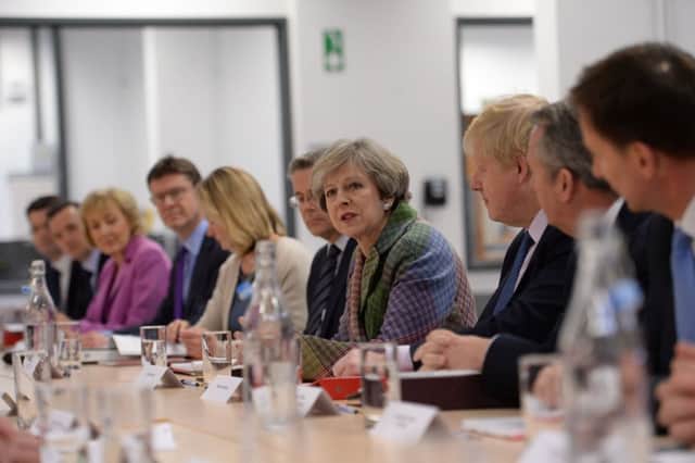 Theresa May  holds a regional Cabinet meeting in Runcorn, Cheshire, as she launched her industrial strategy for post-Brexit Britain with a promise the Government will "step up" and take an active role in backing business.