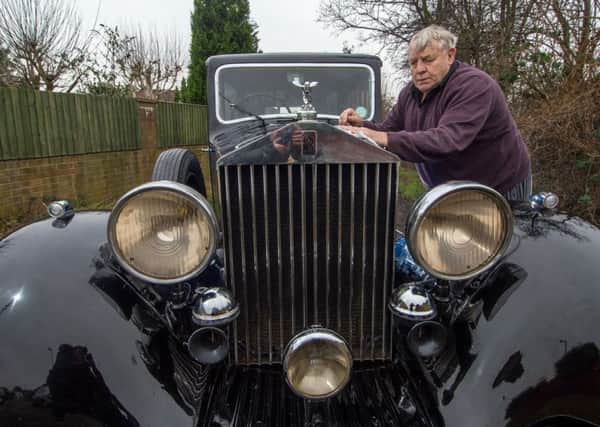 Bob Mitchell has owned this 1937 25/30 Rolls Royce for over 42 years. 
Picture: James Hardisty.