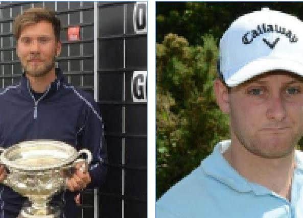 Masham's Dan Brown, left, and The Oaks' James Walker are in GB&I's initial 19-man Walker Cup squad.