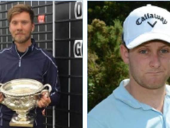 Masham's Dan Brown, left, and The Oaks' James Walker are in GB&I's initial 19-man Walker Cup squad.