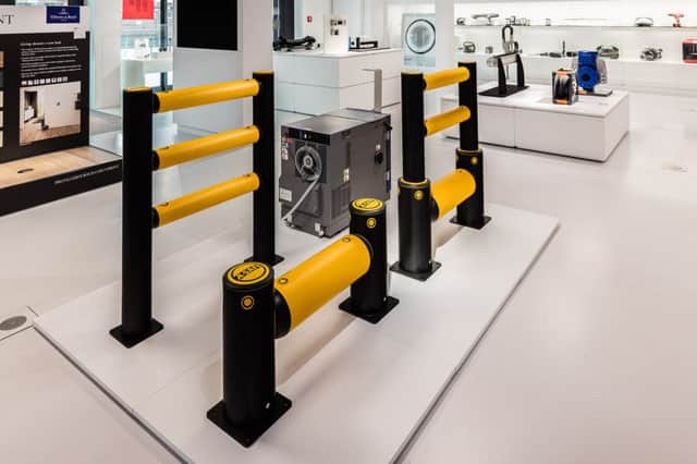 A-SAFE's iFlex barrier system on display in Hamburg