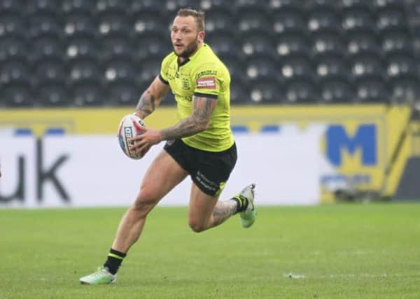 Josh Griffin in action for new club Hull FC last week. (Picture: Dave Lofthouse)