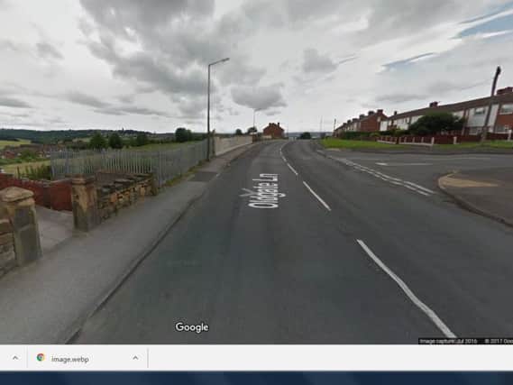 The incident happened on Oldgate Lane in Thrybergh, Rotherham. Photo: Google