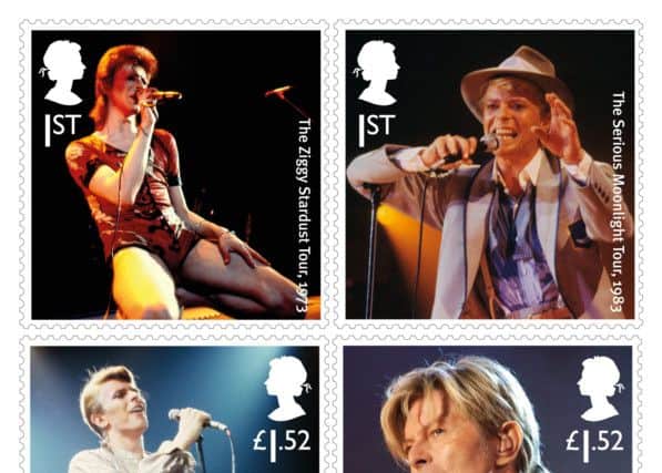 Royal Mail will issue 10 stamps as a tribute to David Bowie.