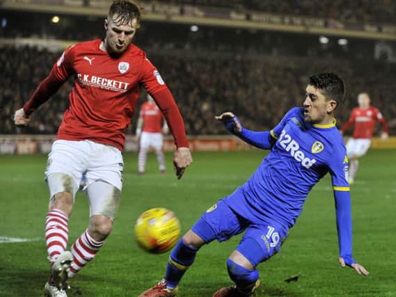James Bree in action against Leeds United