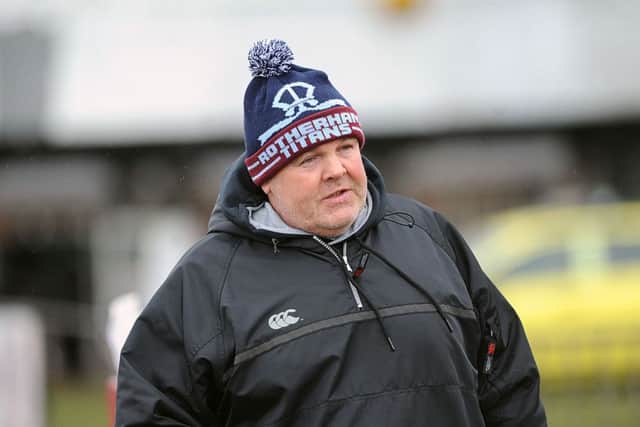 Rotherham Titans head coach Justin Burnell. Picture: Scott Merrylees