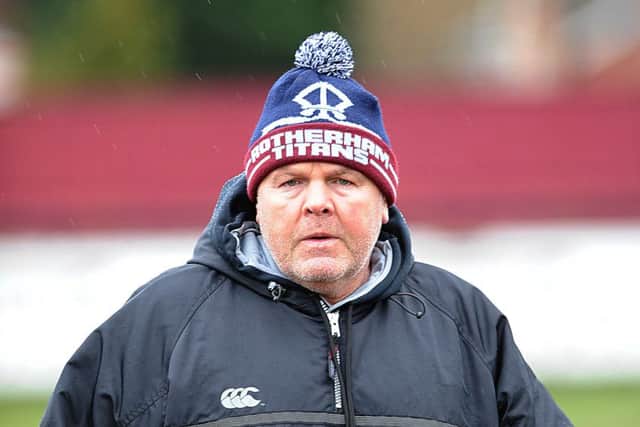 Rotherham Titans coach Justin Burnell. Picture: Scott Merrylees