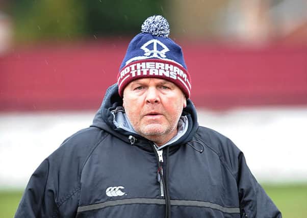 Rotherham Titans coach Justin Burnell. Picture: Scott Merrylees
