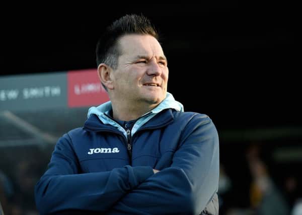 Sutton United manager Paul Doswell.