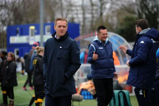 DOWN AND OUT: 
Leeds United boss Garry Monk after FA Cup defeat at Sutton on Sunday afternoon. Picture : Jonathan Gawthorpe